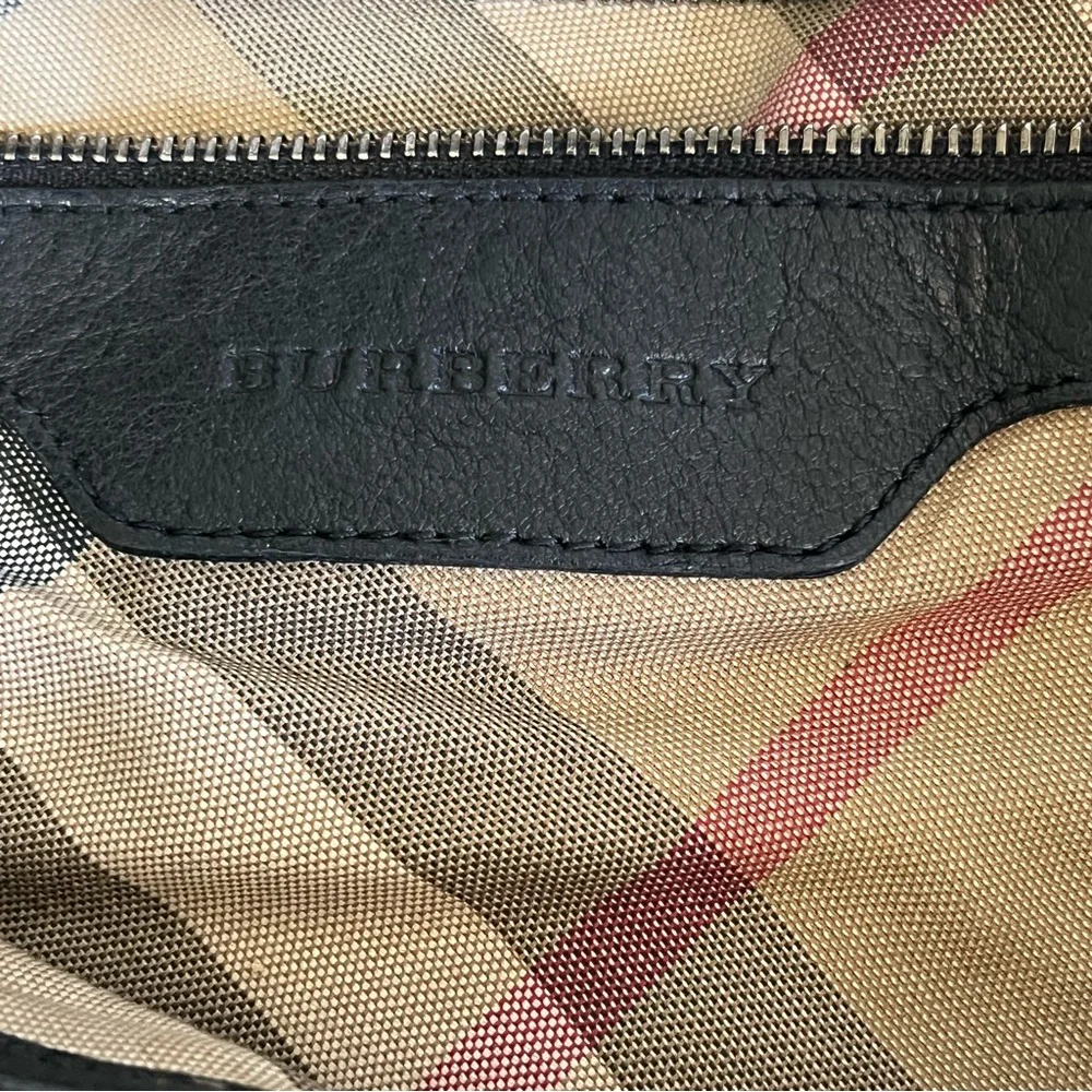 BURBERRY AUTHENTIC Maggie Soft Knot Calfskin Leather Black Hobo Bag WITH COA - Picture 3 of 16